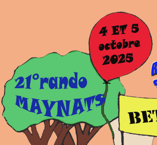 Randonnée Maynats 4-5 octobre 2025